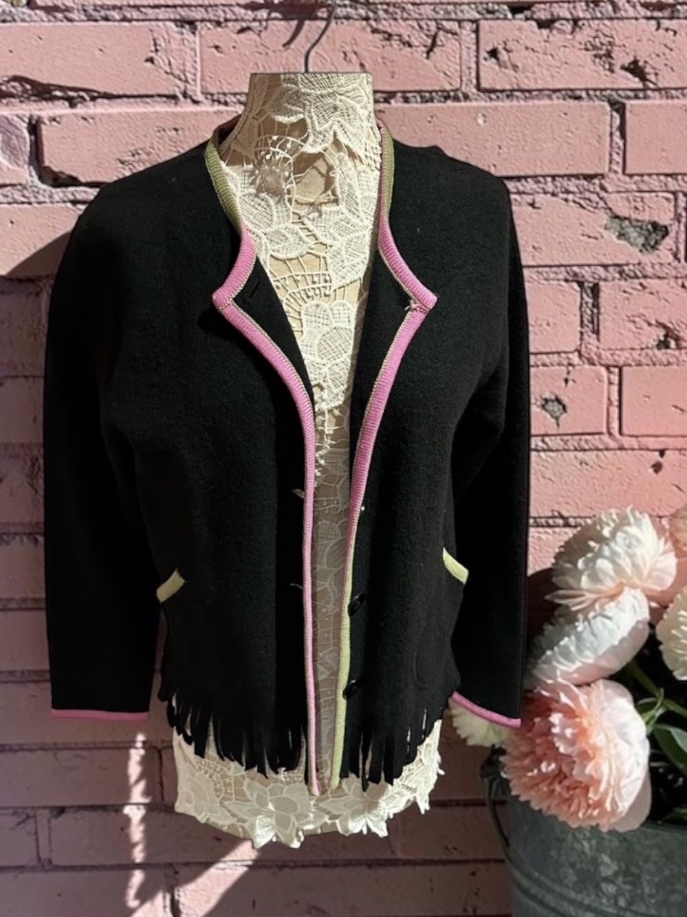 Heart of palm vintage Y2K 90s sweater blazer jacket